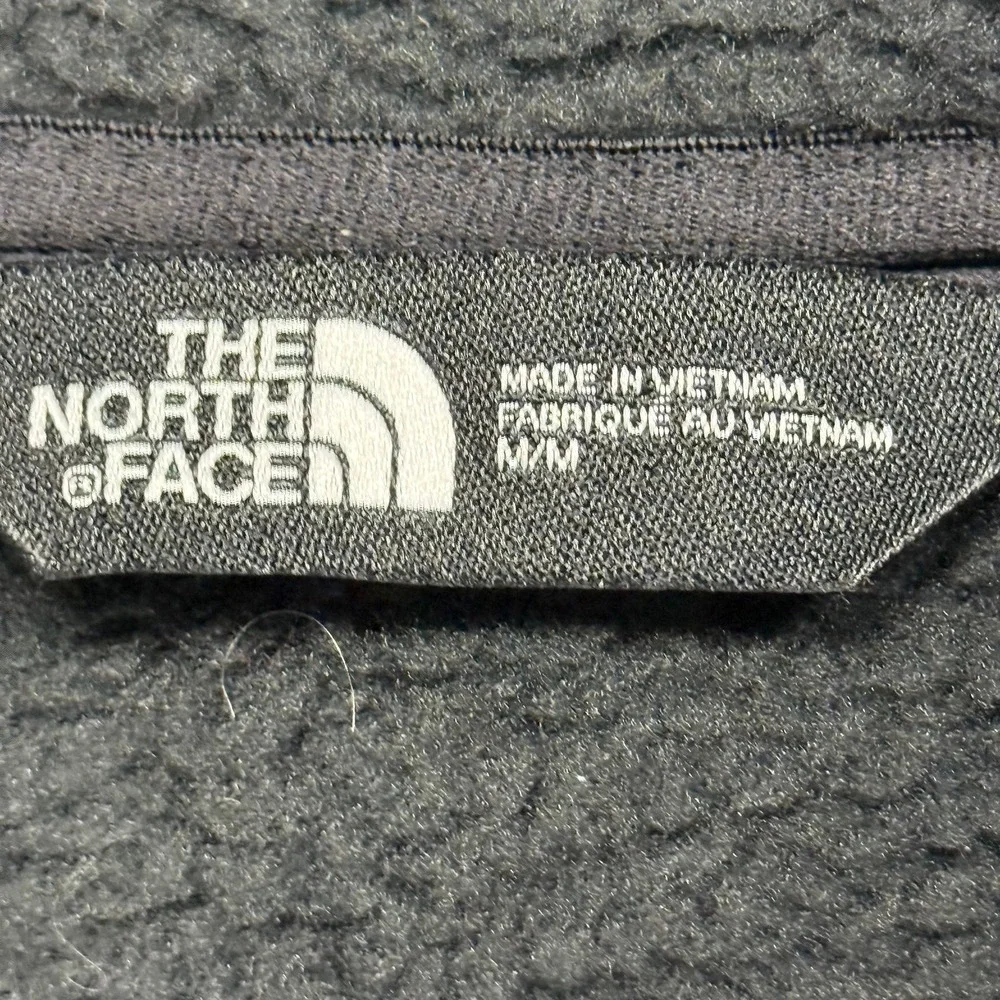 The‎ North Face Mens Black Heather Sweater Fleece Jacket M New With Tags